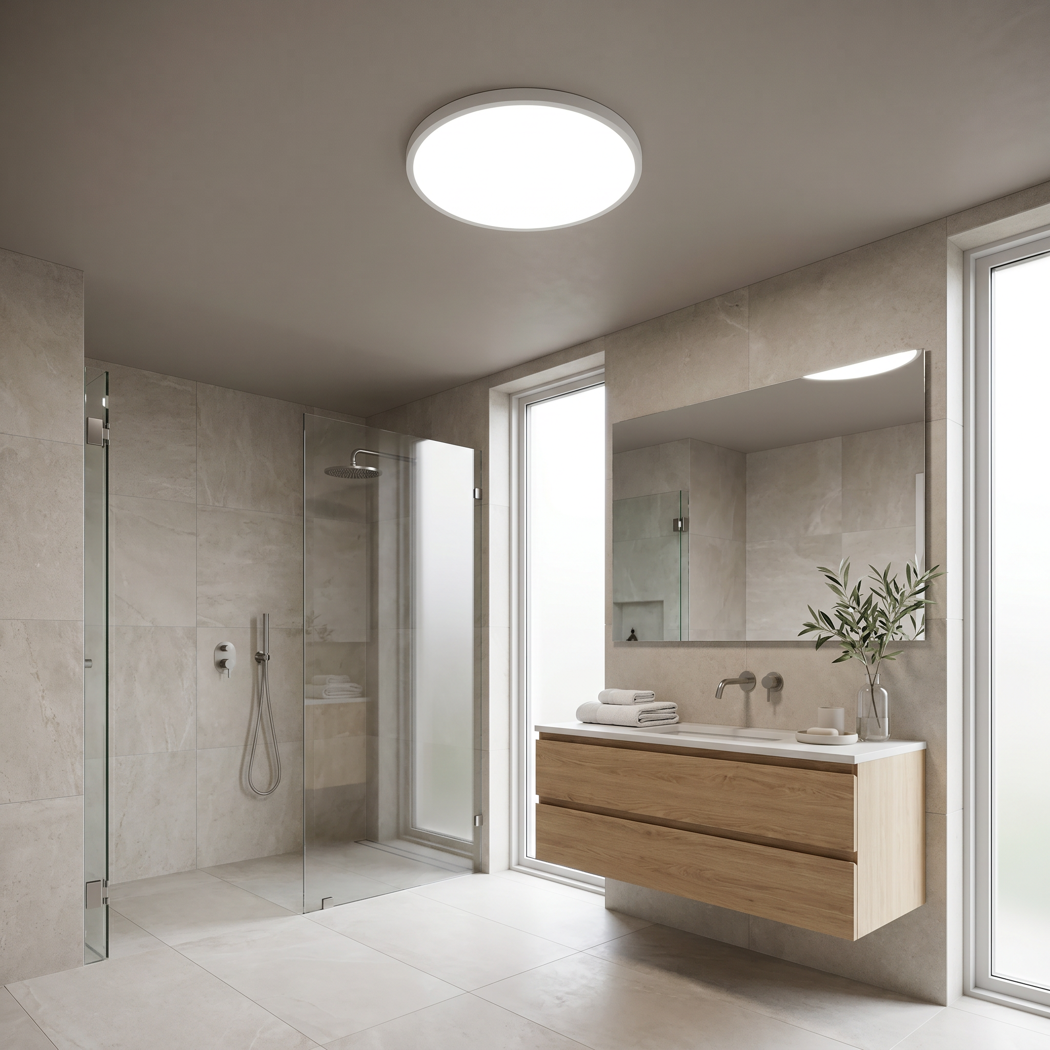 Halo IP54 LED Bathroom Ceiling Light