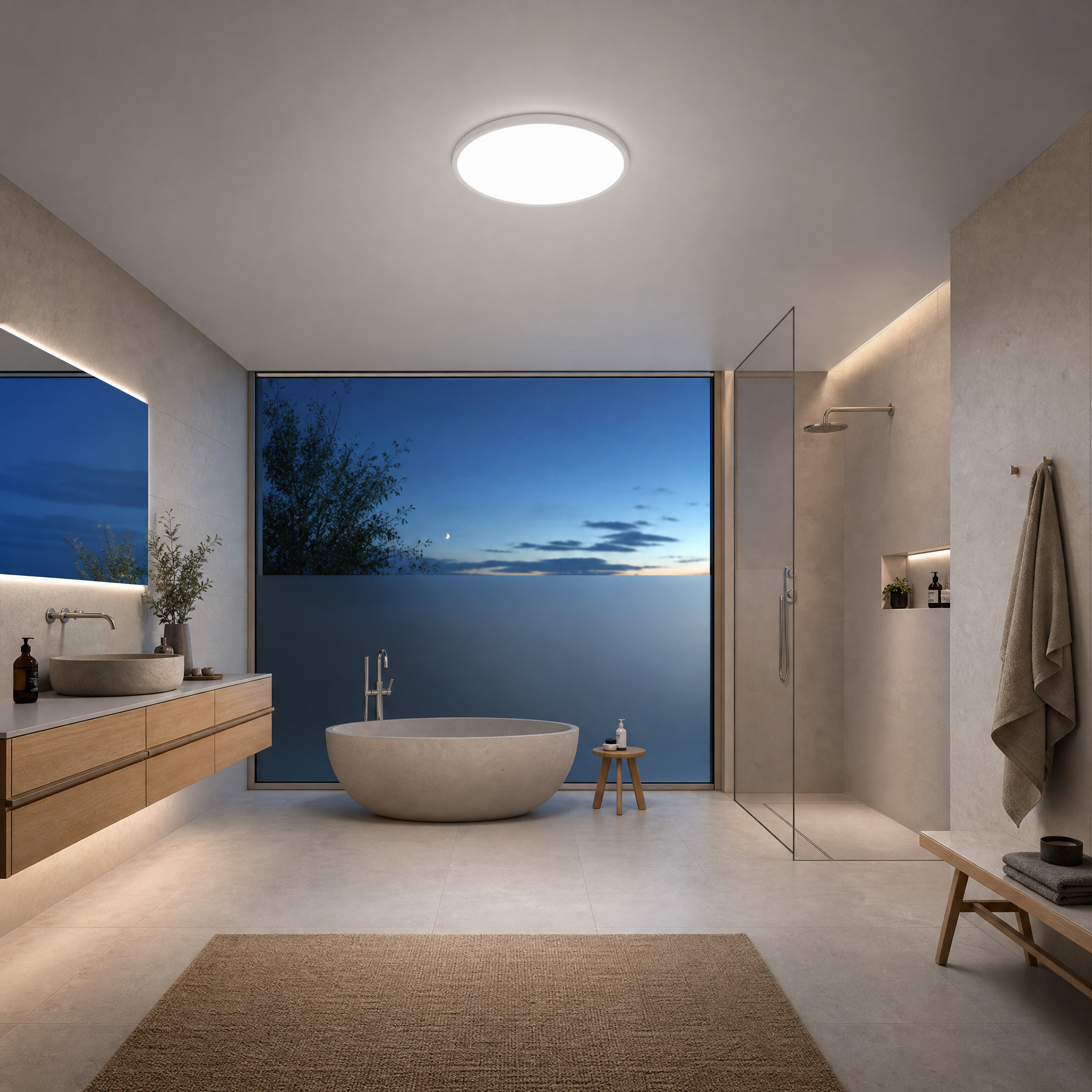 Halo IP54 LED Bathroom Ceiling Light