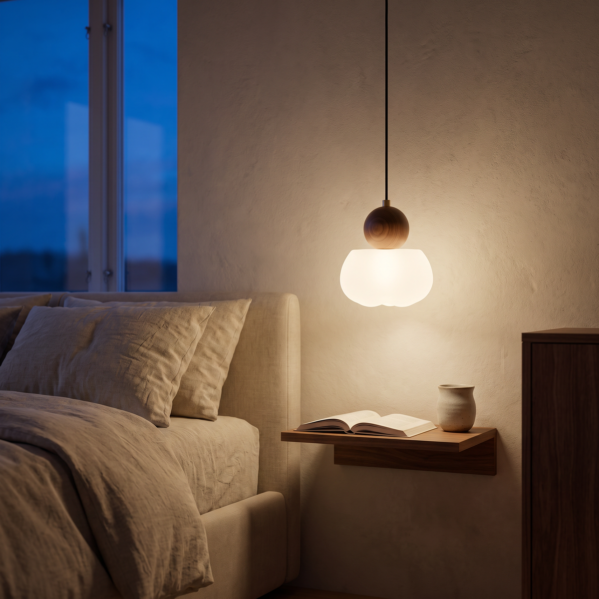 Soren Walnut Pendant Light