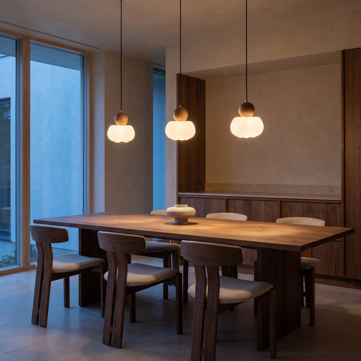 Soren Walnut Pendant Light
