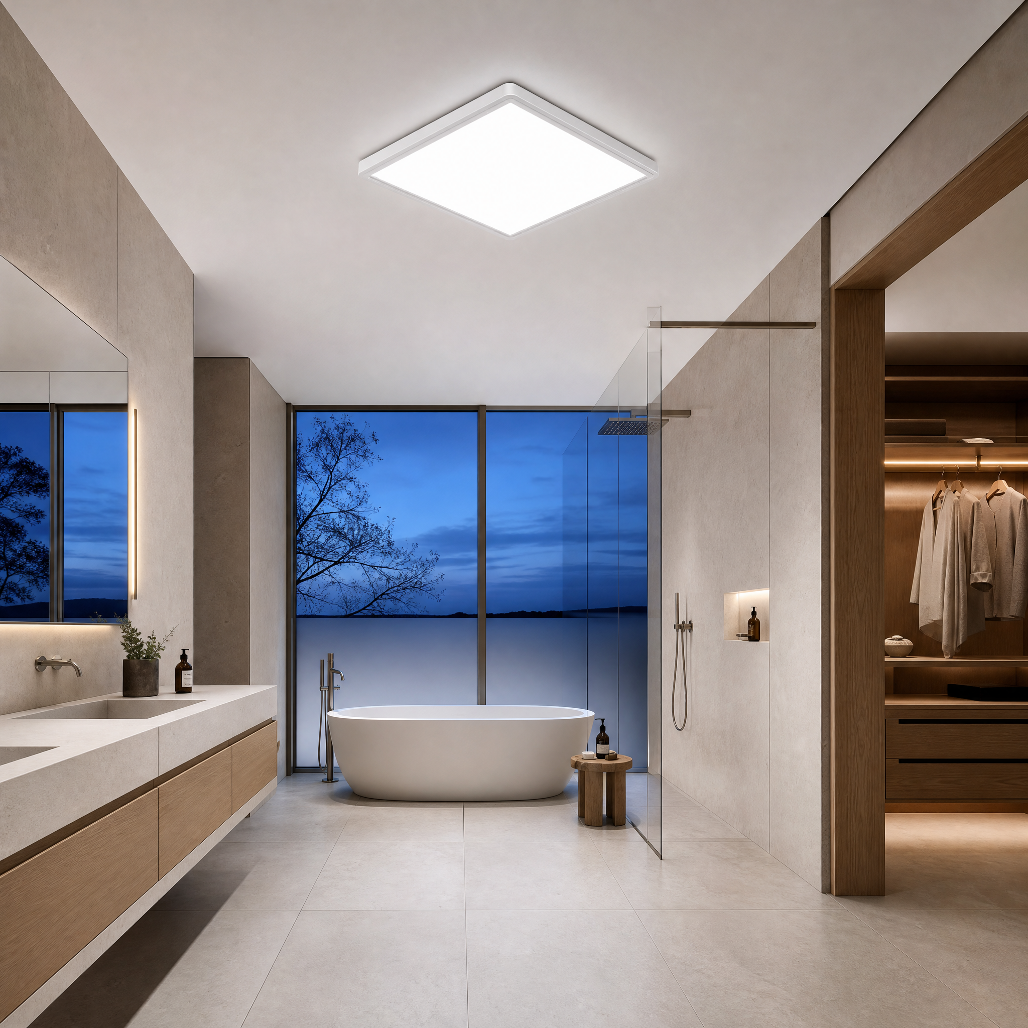 Prism IP54 LED Bathroom Ceiling Light