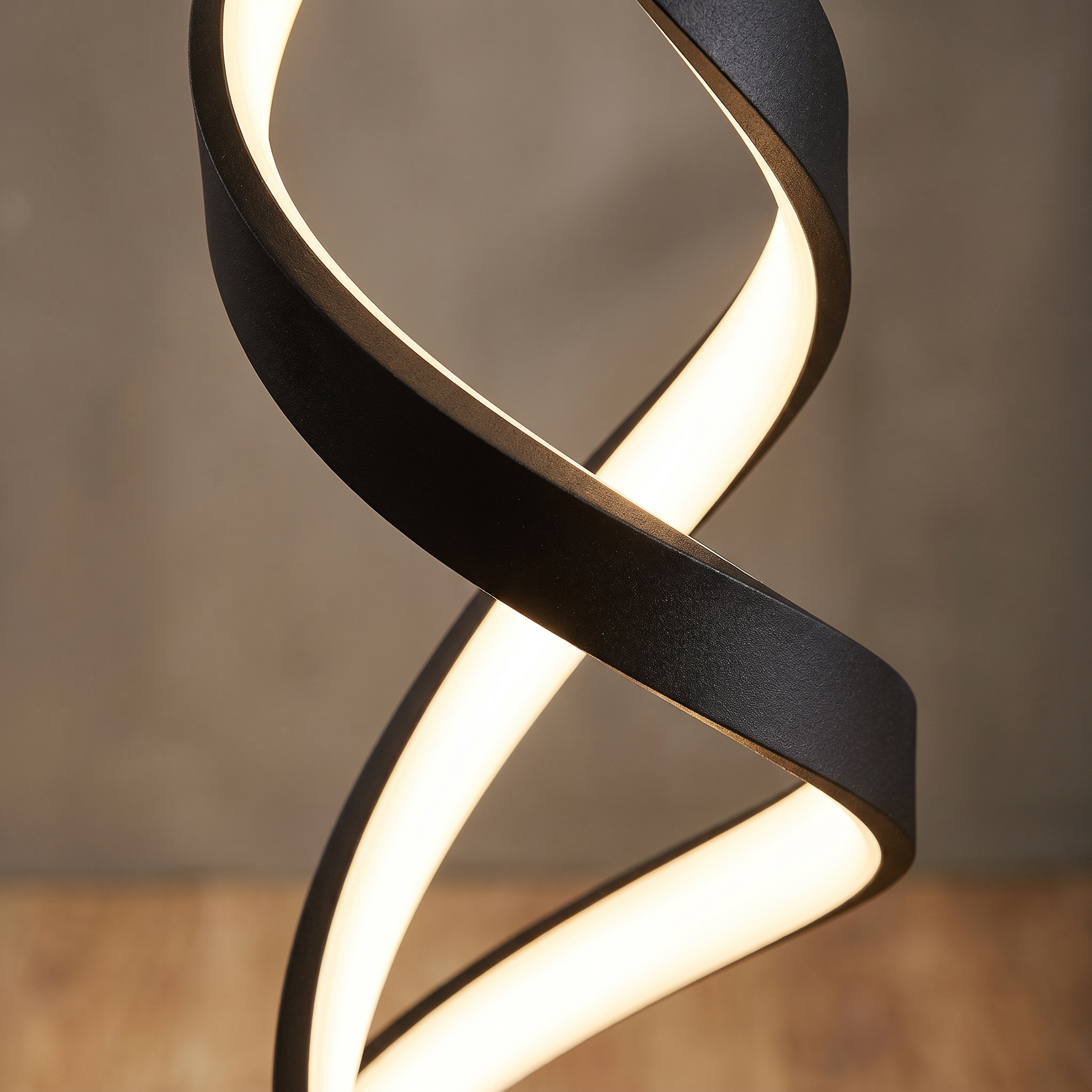 Helix Modern Spiral LED Floor Lamp