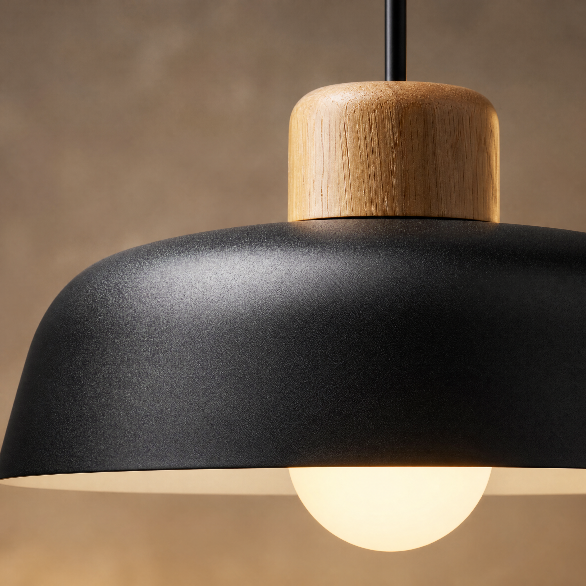 Oslo Nordic Wood Pendant Light
